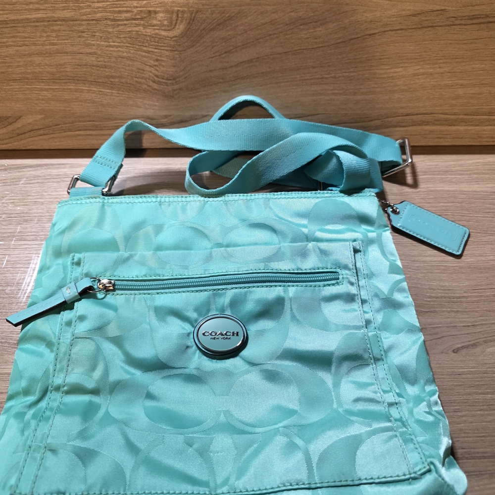 Coach Aqua Crossbody Bag